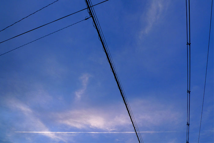 今日の帰りの空