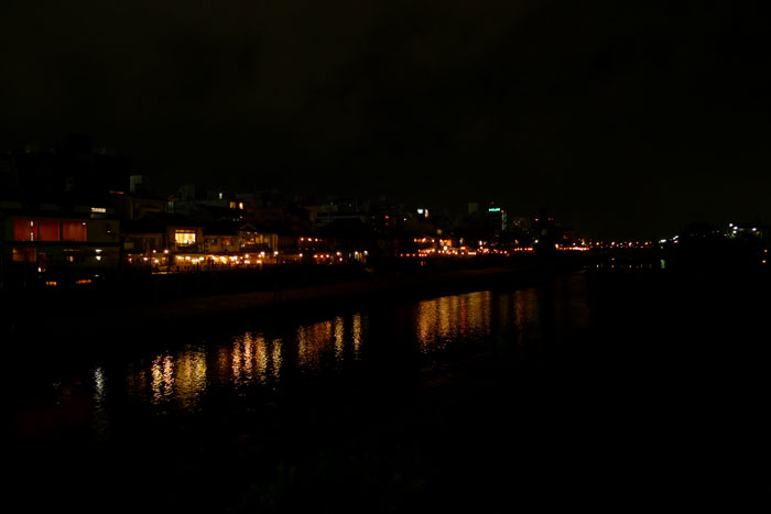 鴨川の夜景